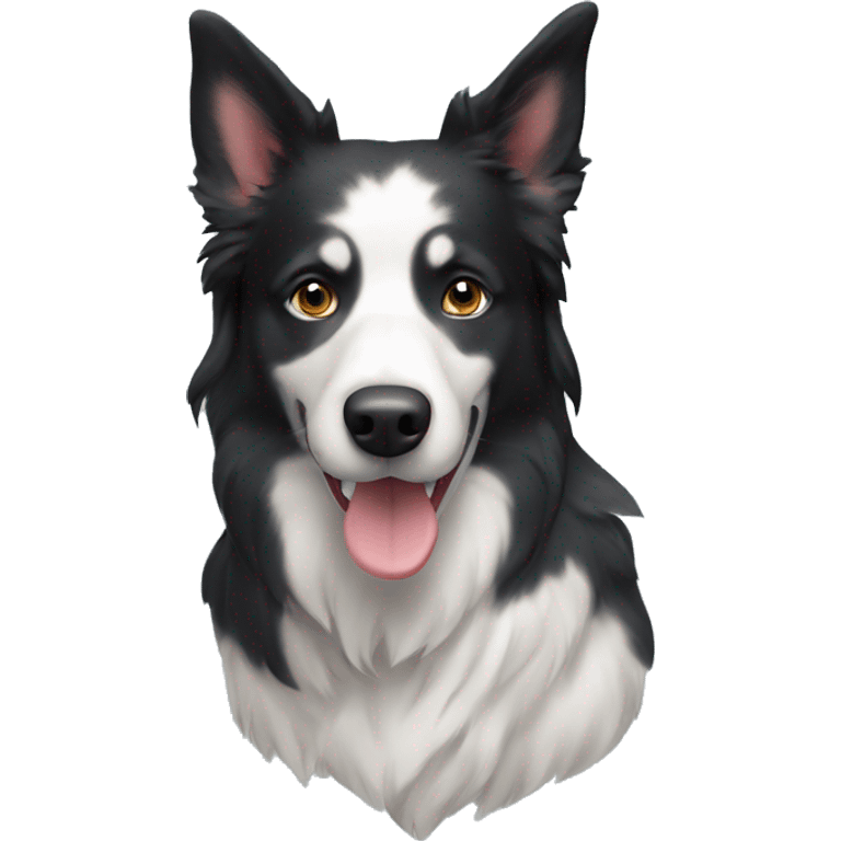 my dod, husky border collie mix emoji