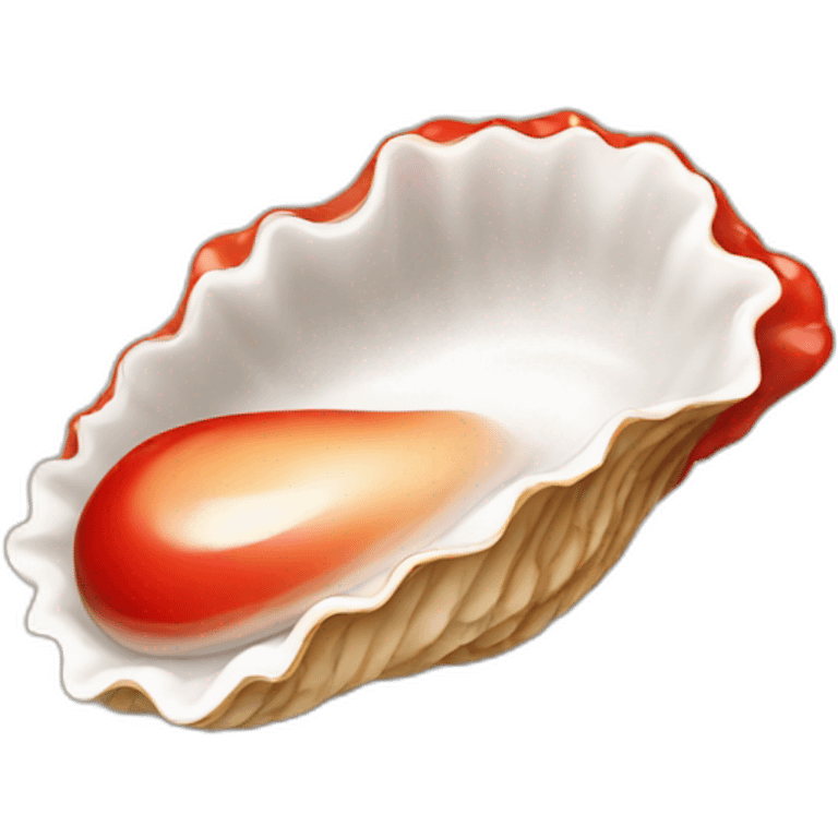 red oyster emoji