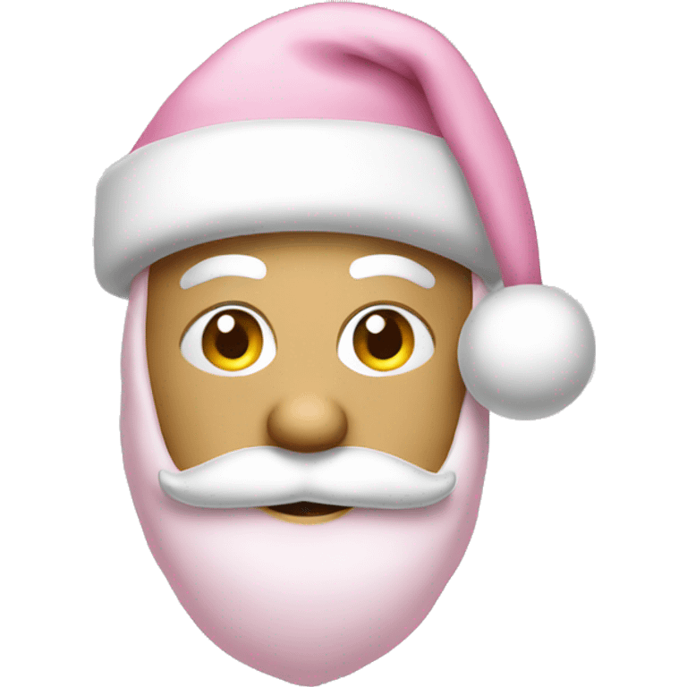 light pink santa hat emoji