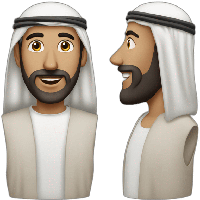 The past arab man emoji