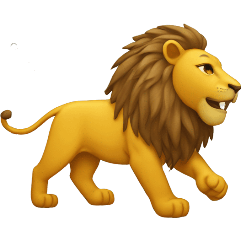 Lion and sun flag emoji