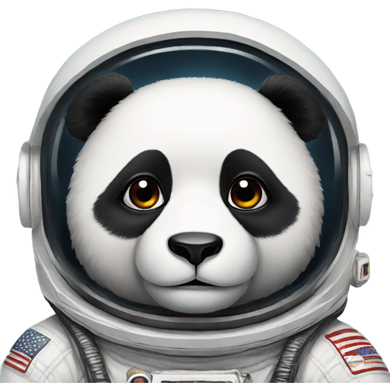 Panda astronaut emoji