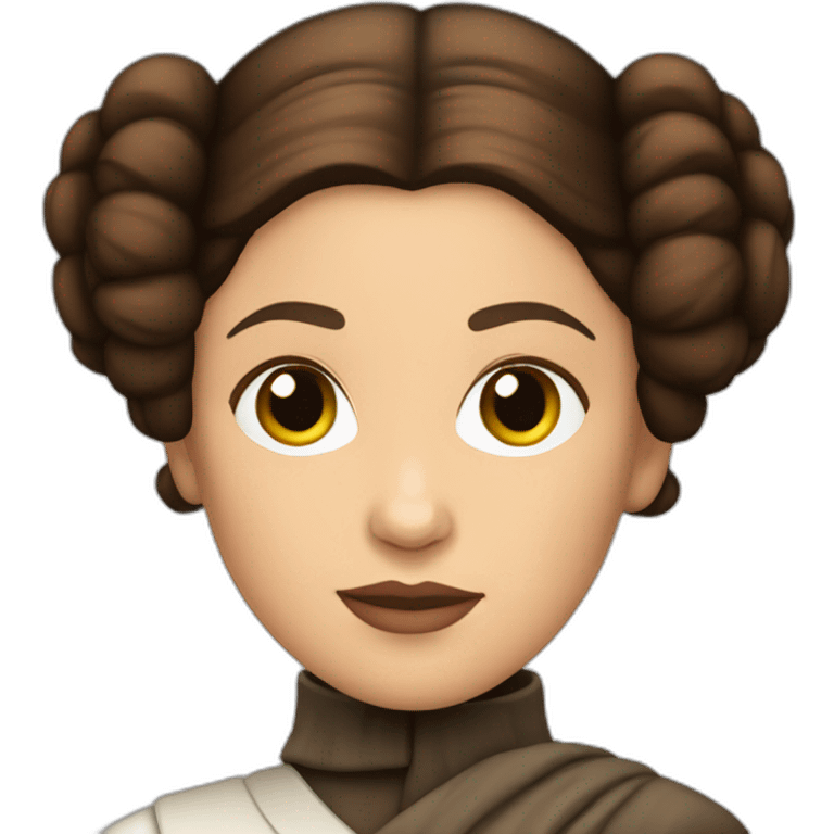 Princess Leia emoji