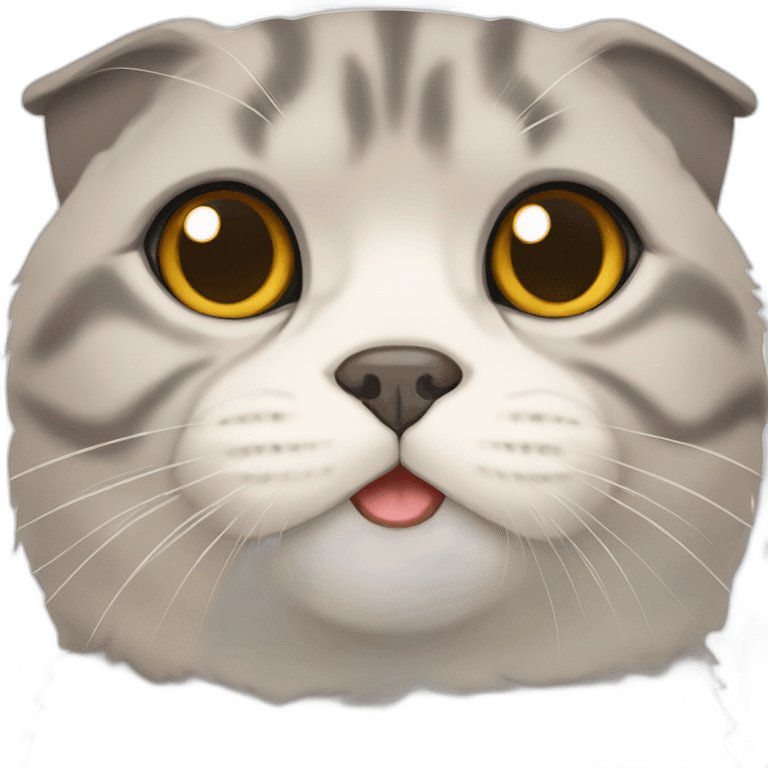 Scottish fold emoji