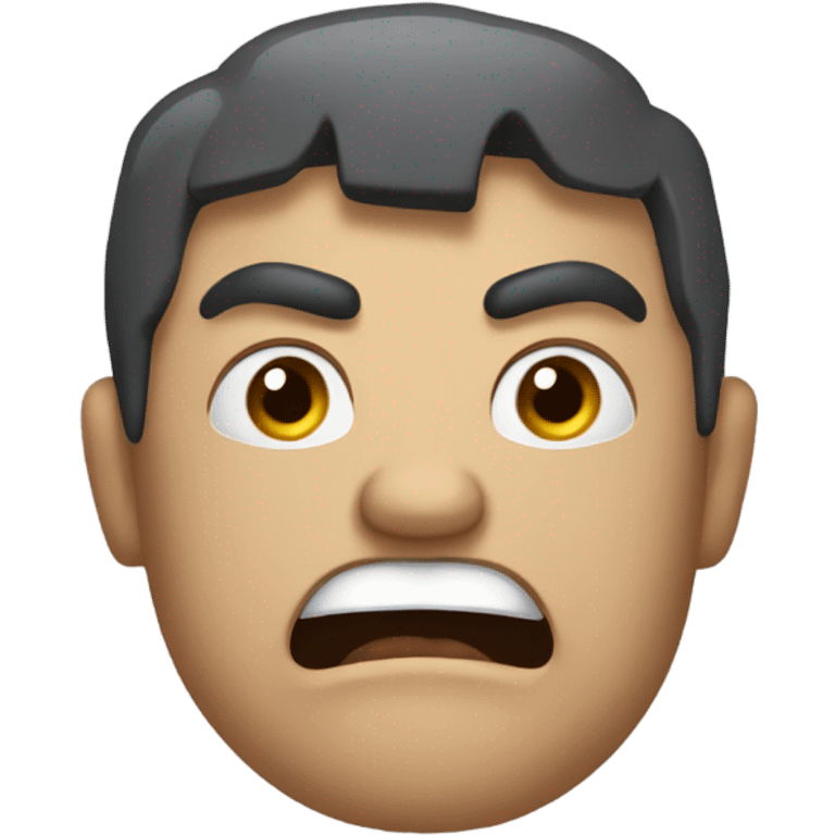 angry questioning person emoji