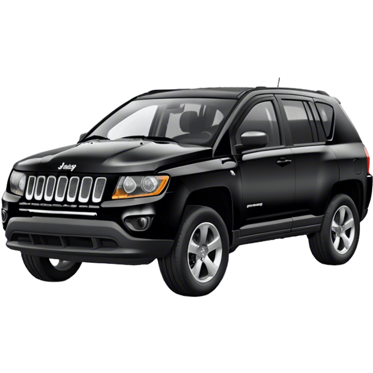 Black jeep compass  emoji