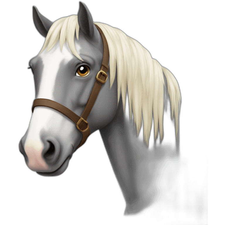 Draft horse emoji