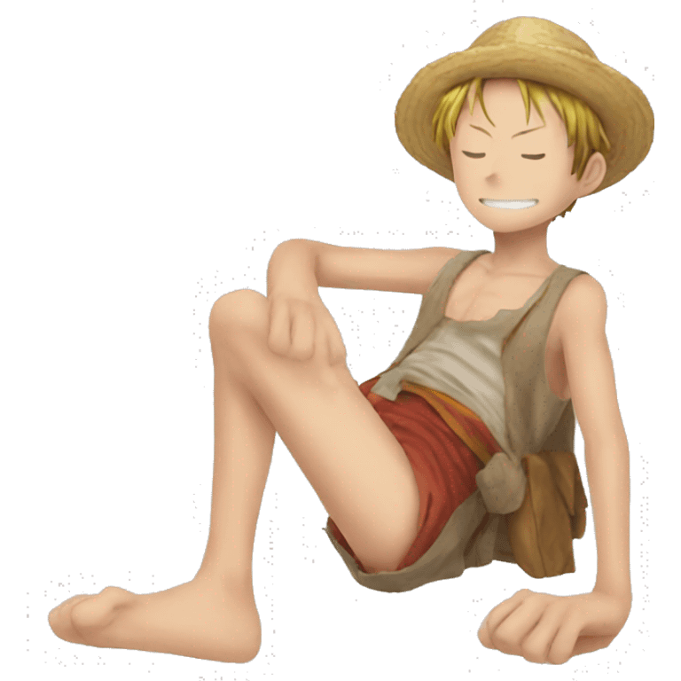 Luffy legwork emoji