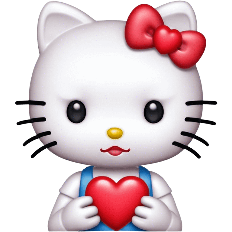 Hello kitty corazon emoji