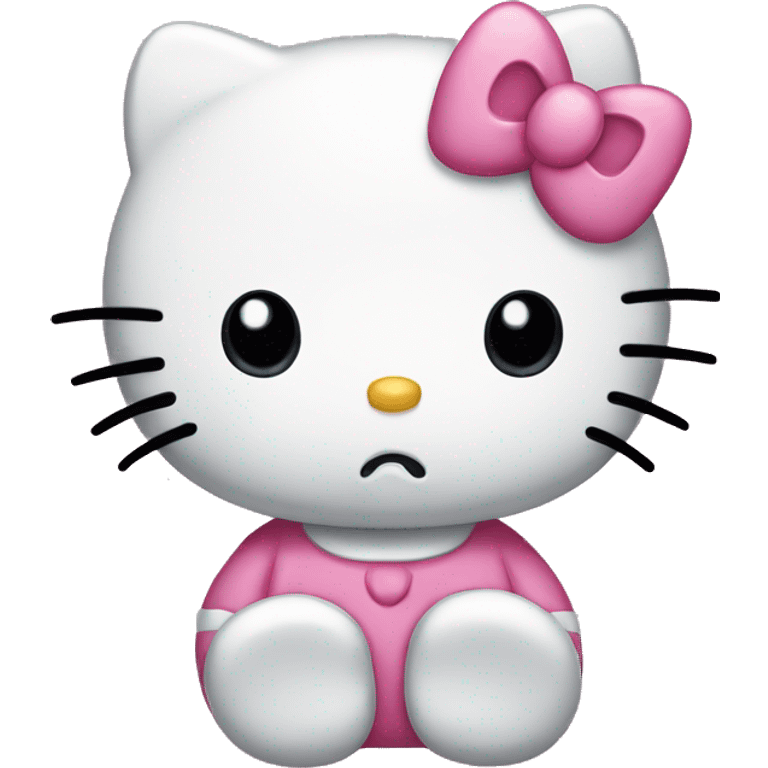 sad hello kitty emoji