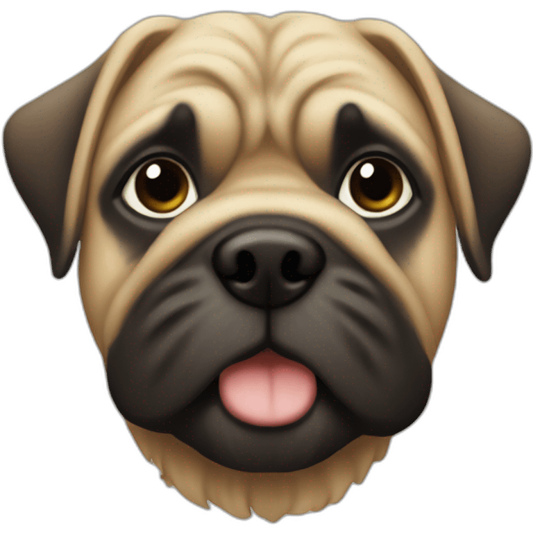 Mops als Rumäne emoji