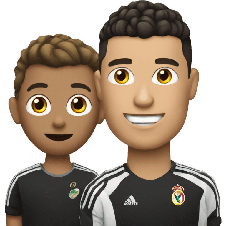 Ronaldo and YouTube logo together emoji