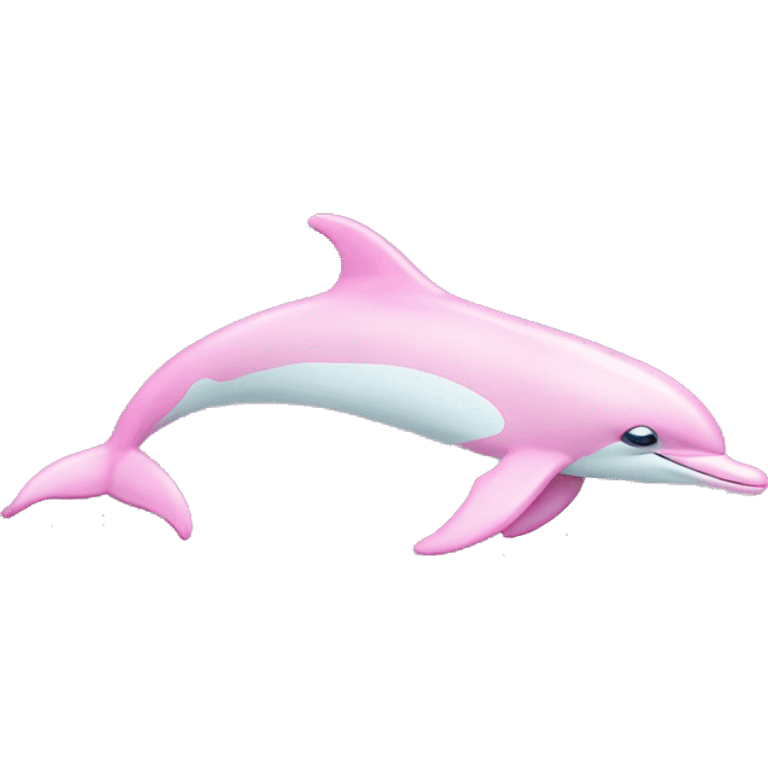 Pastel-pink-colors-dolphin emoji