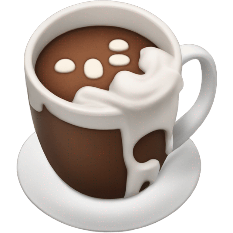 Hot chocolate emoji