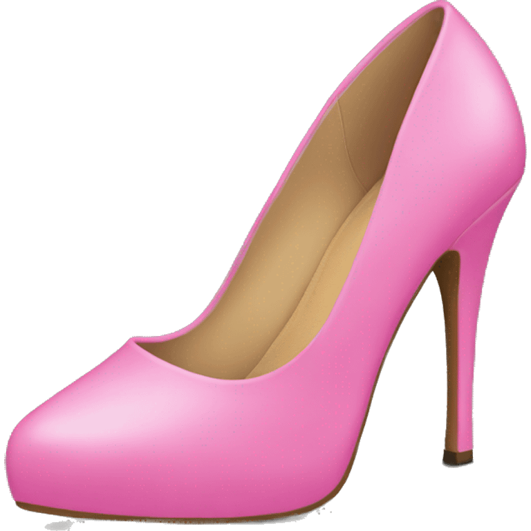 Pink 7 inch heels emoji