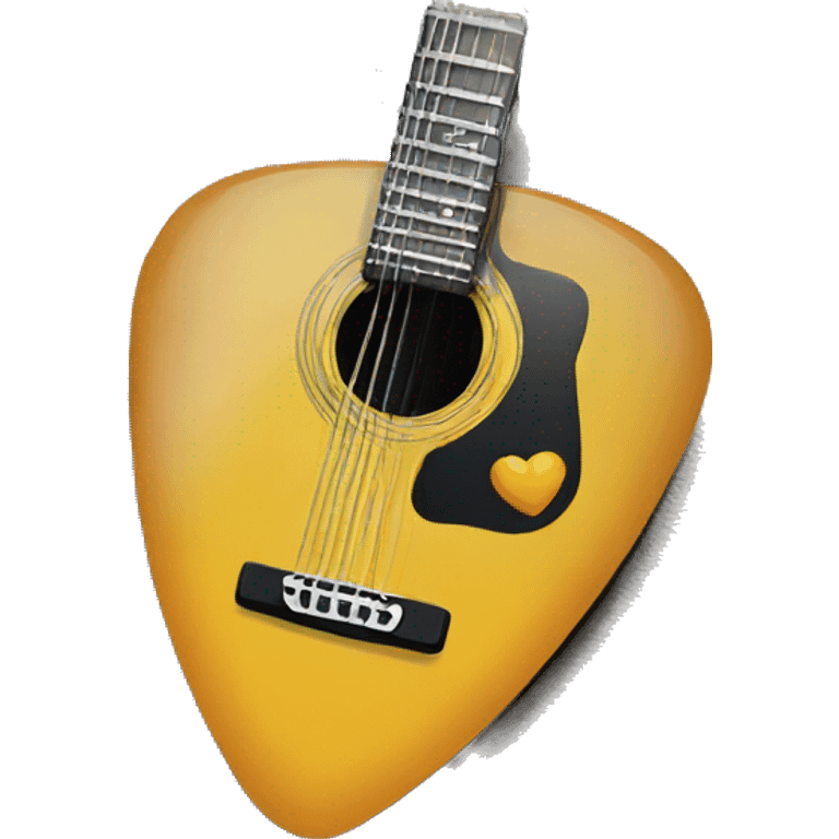 guitar pick emoji