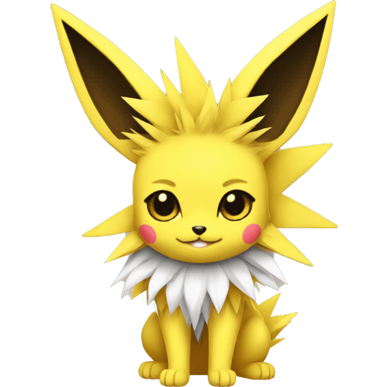 Kawaii Cool Edgy Jolteon full body emoji