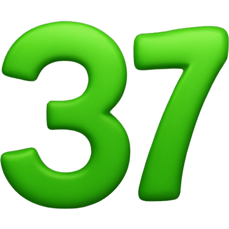 number: "337"  (green) emoji