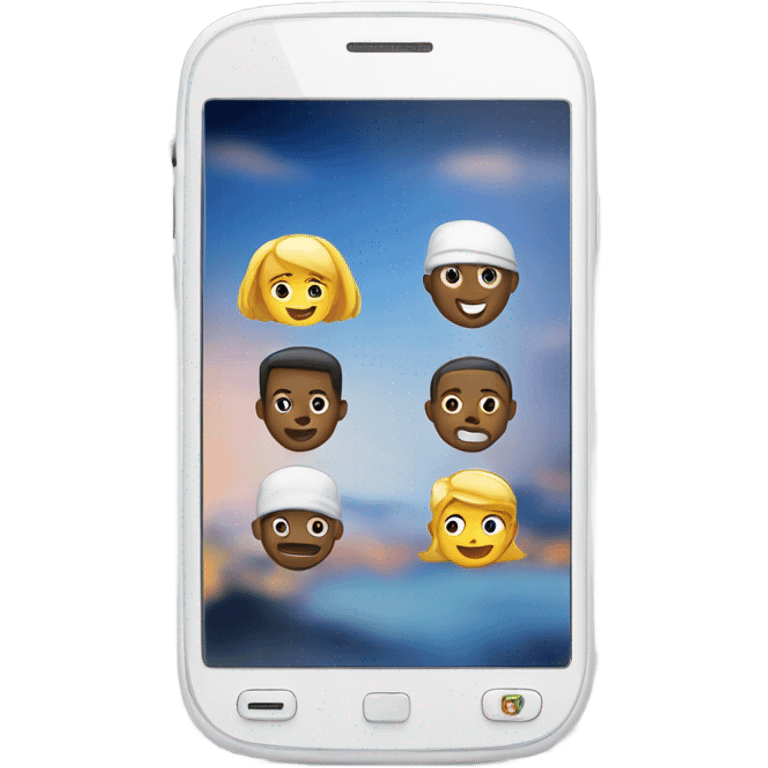 mobile Phone front view emoji