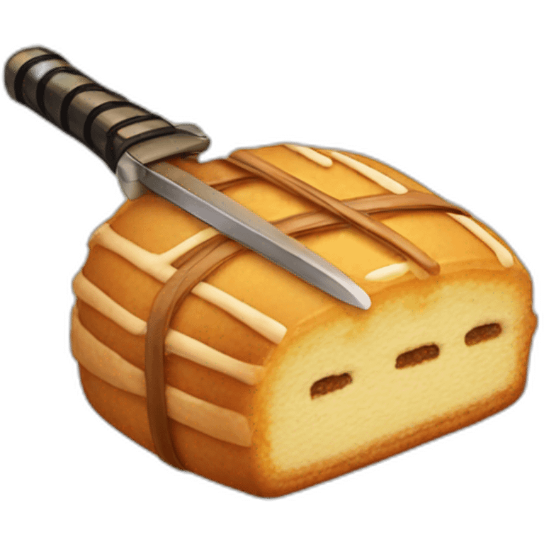 katana pastry emoji