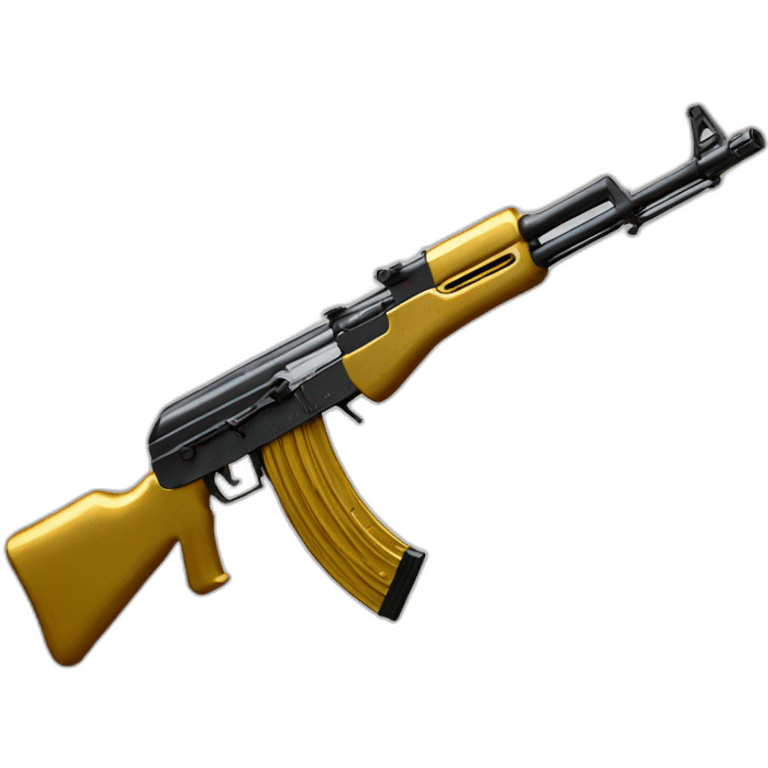 Gold AK-47 emoji