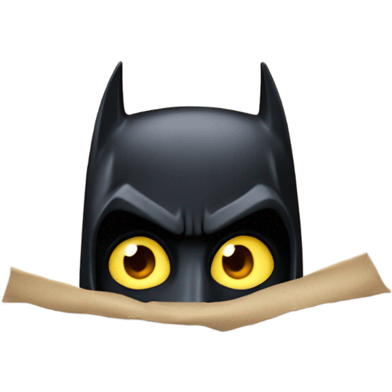 Batman spying  emoji