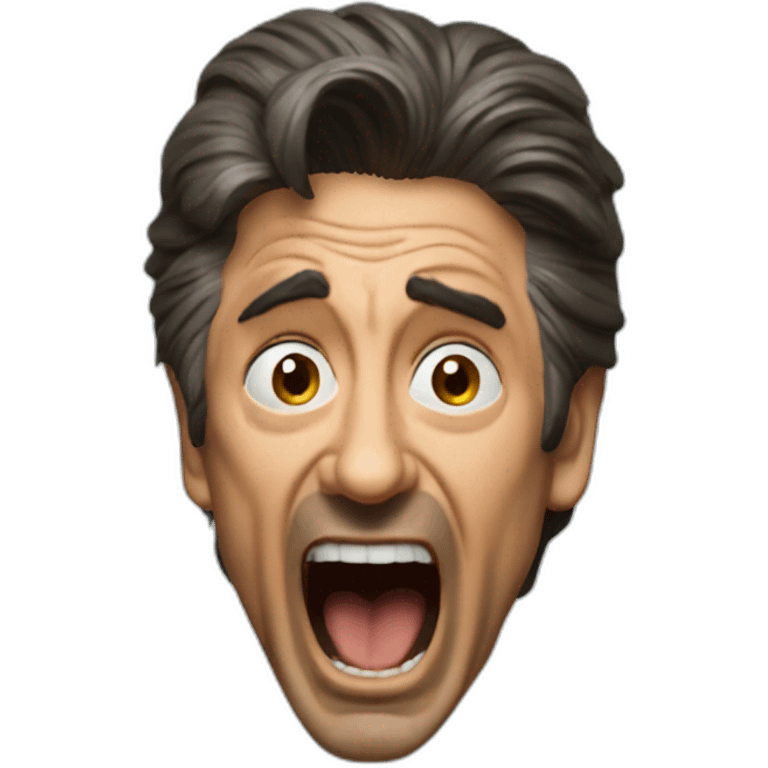 al pacino screaming emoji