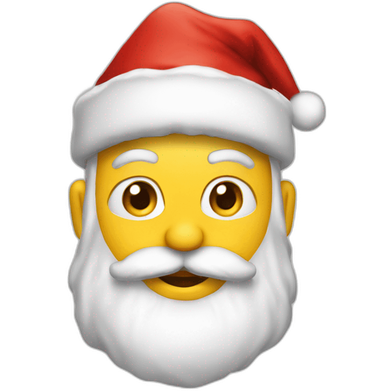 santa sunny emoji