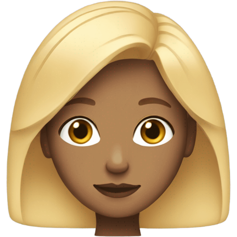 Blonde girl emoji