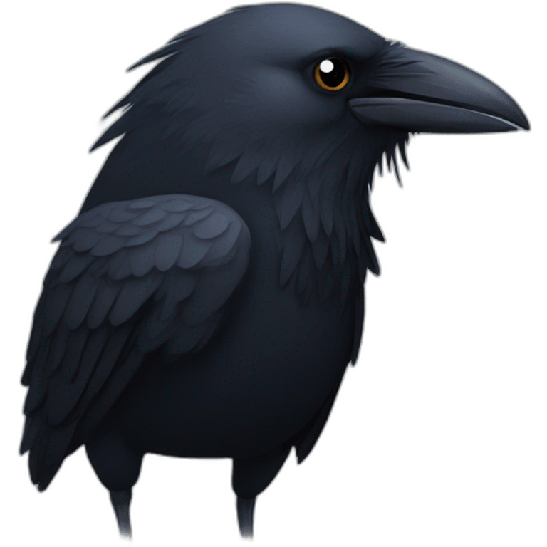 moody crow emoji