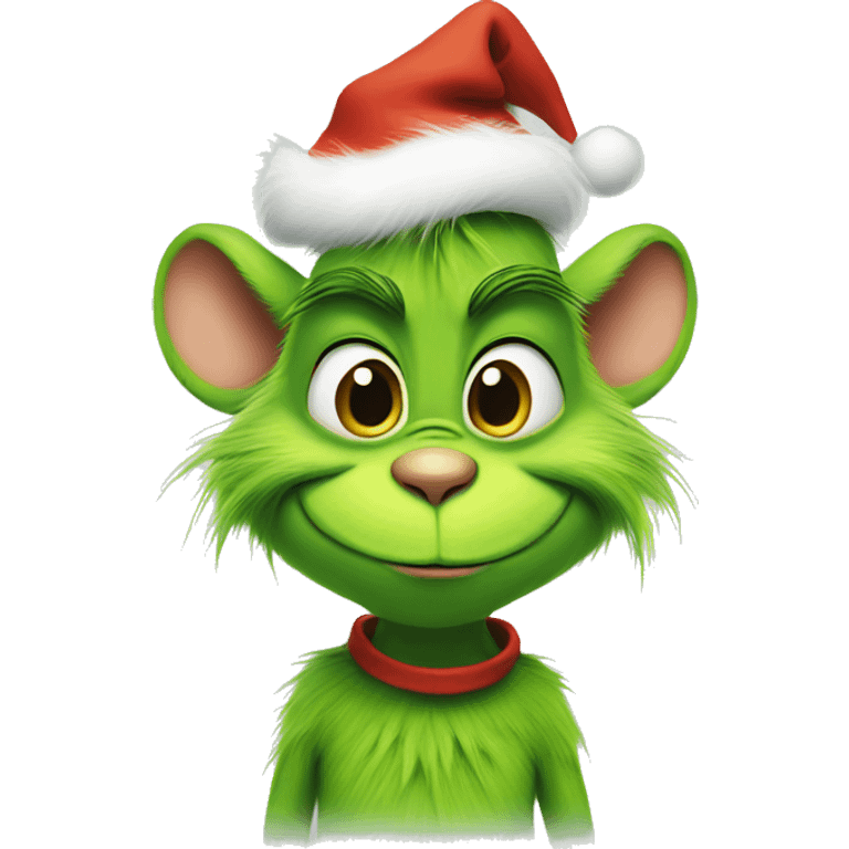 Grinch mouse emoji