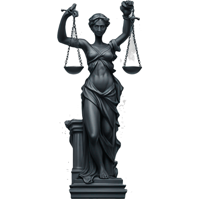 Justitia statue  emoji