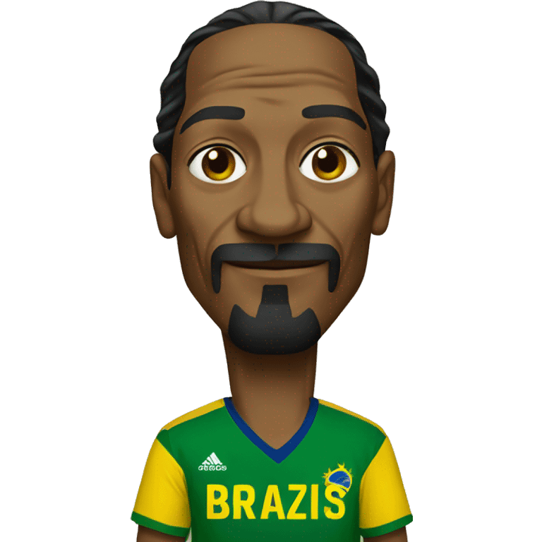 Snoop Dogg with brazil jersey emoji