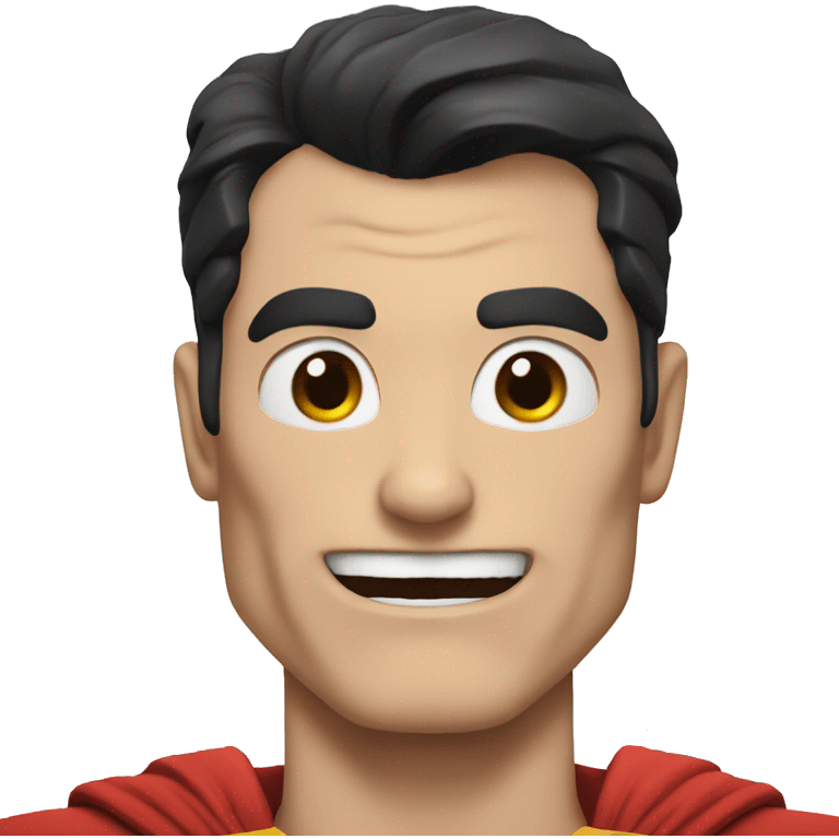 Superman Made mewing emoji