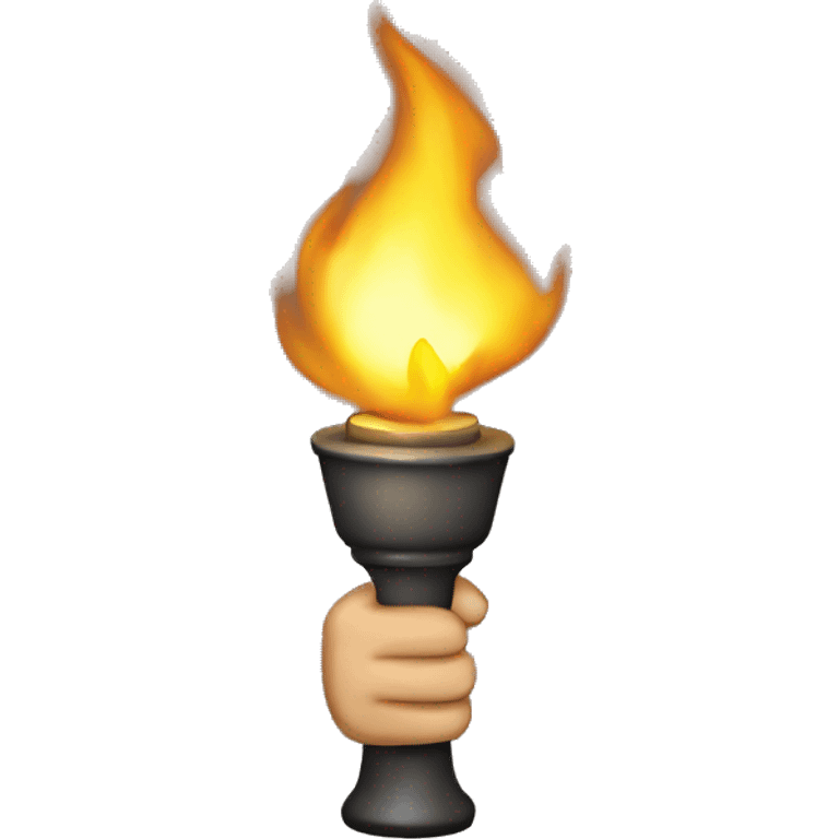 Fist Holding Torch emoji