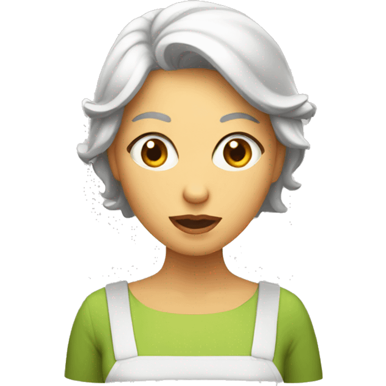 Hungry lady emoji