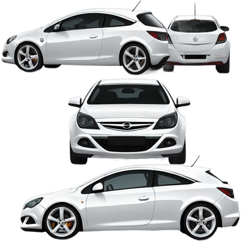 Opel Astra h gtc panoramic black emoji