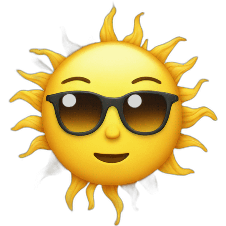 cool sun emoji