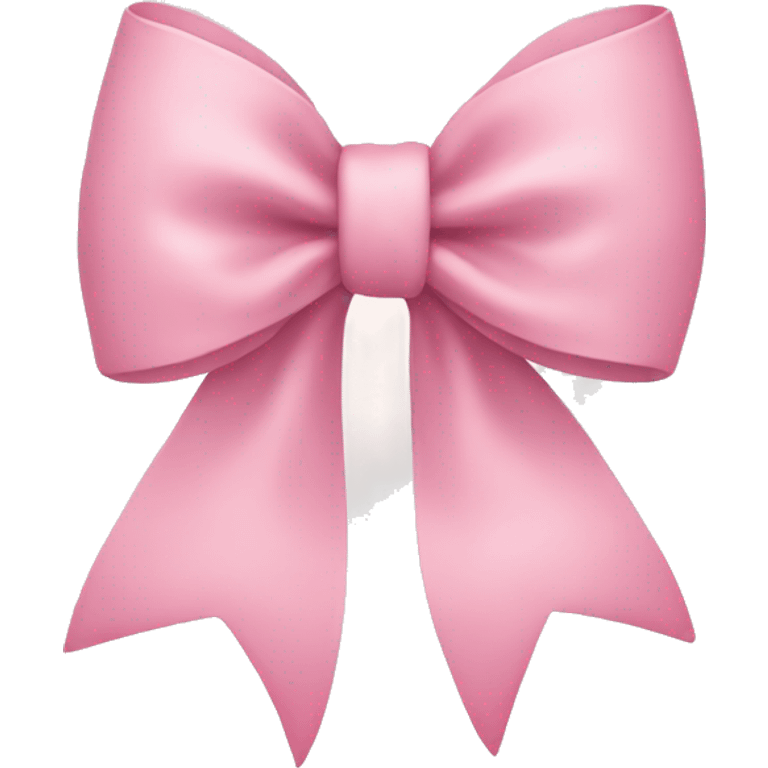 light pink bow emoji