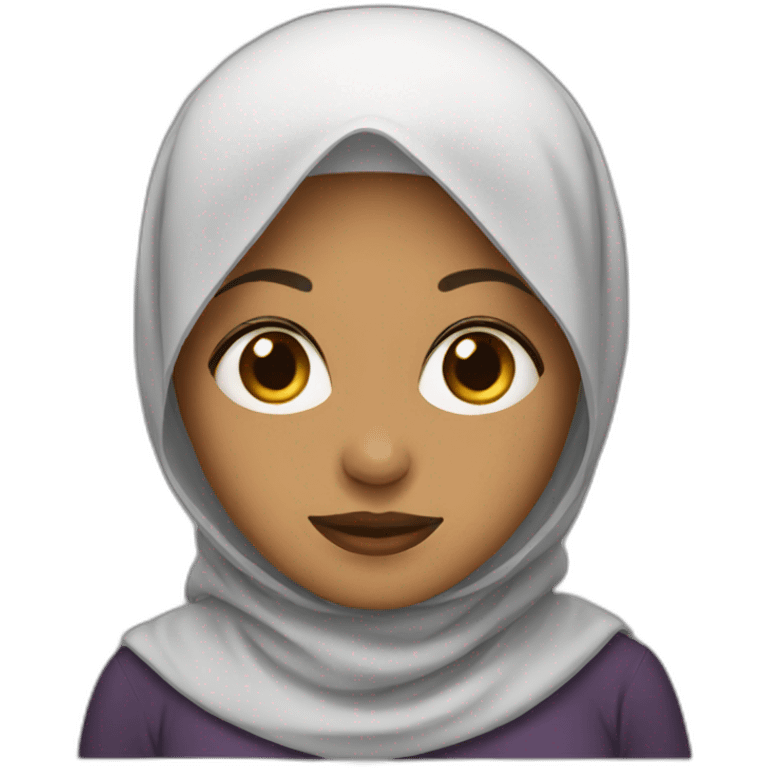 Woman in hijab emoji