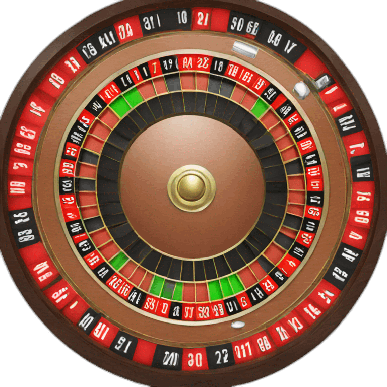 roulette table black and red emoji