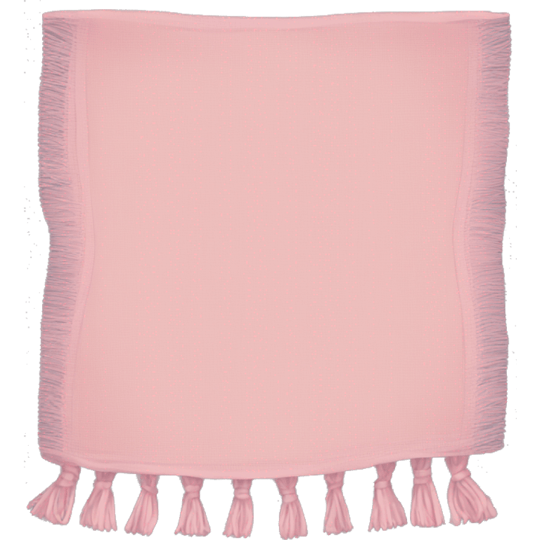 Light pink scarf emoji