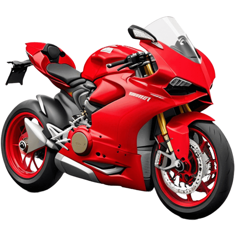 Ducati Panigale (Sportbike) - Ducati Panigale V4 (Model Year: 2022) (Iconic colour: Red) emoji