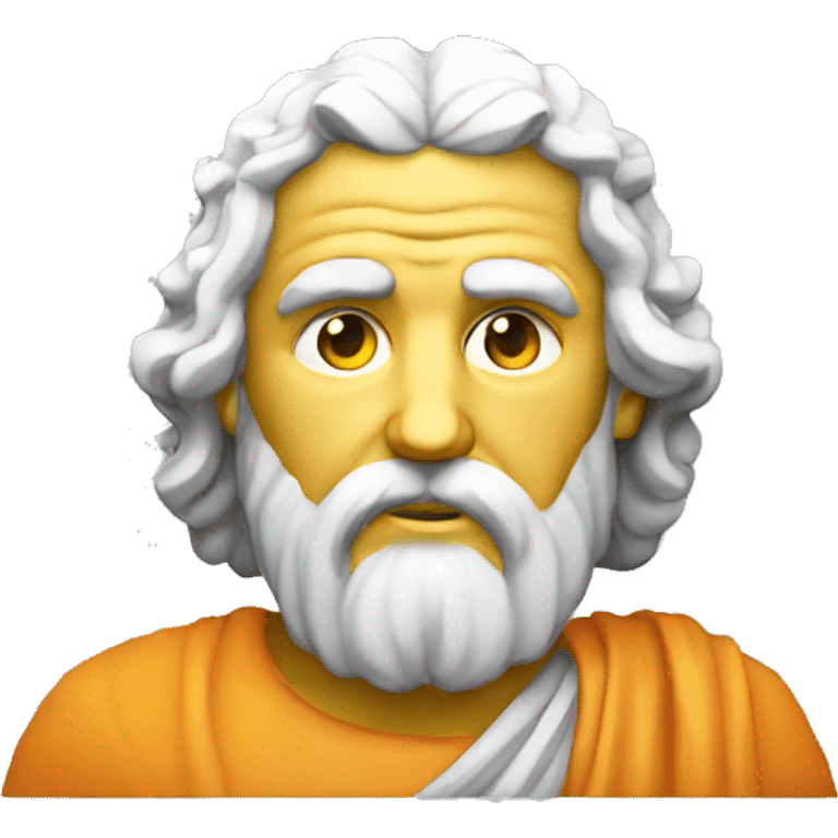 plato thinking in bitcoin emoji