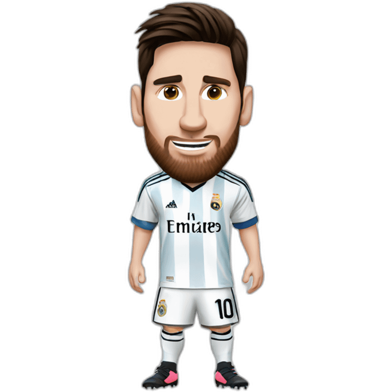 Messi real madrid emoji