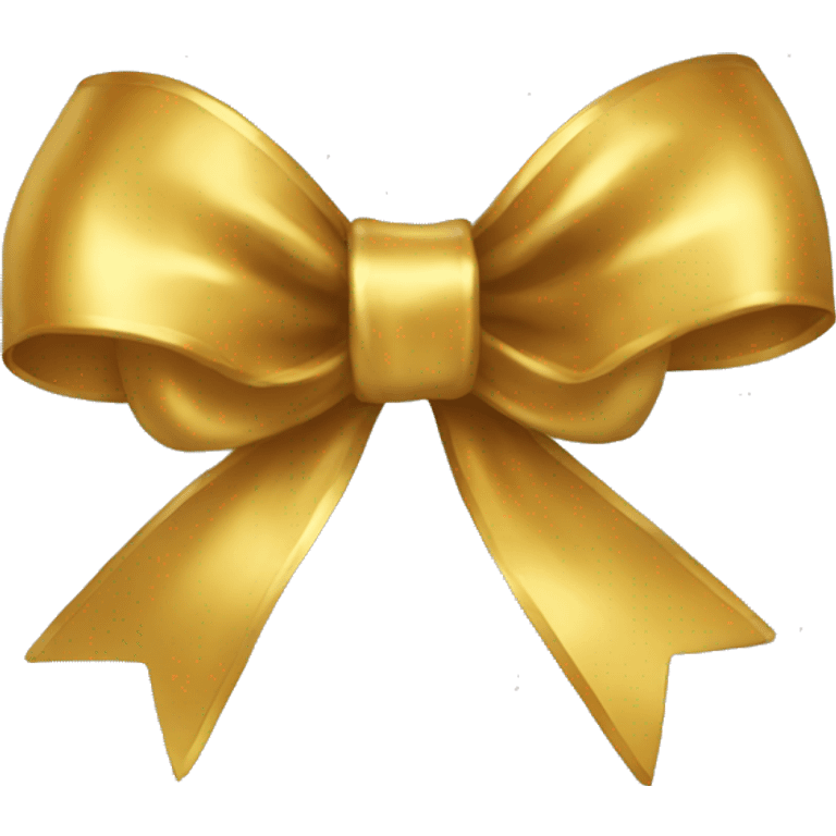 Gold bow  emoji