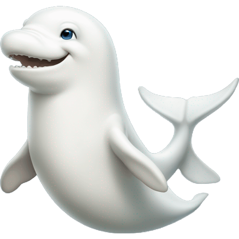 Beluga whale emoji