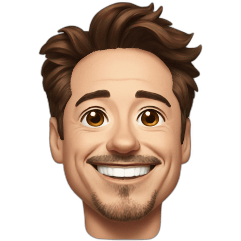 robert downey junior smiling emoji