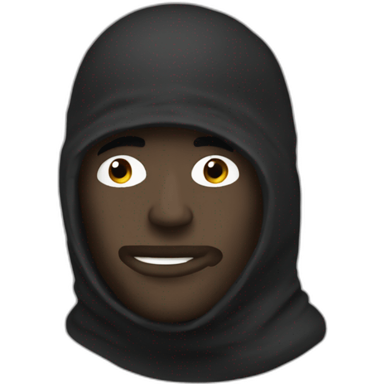 kerchak French rap with balaclava emoji