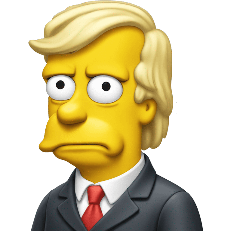 simpsons trump emoji